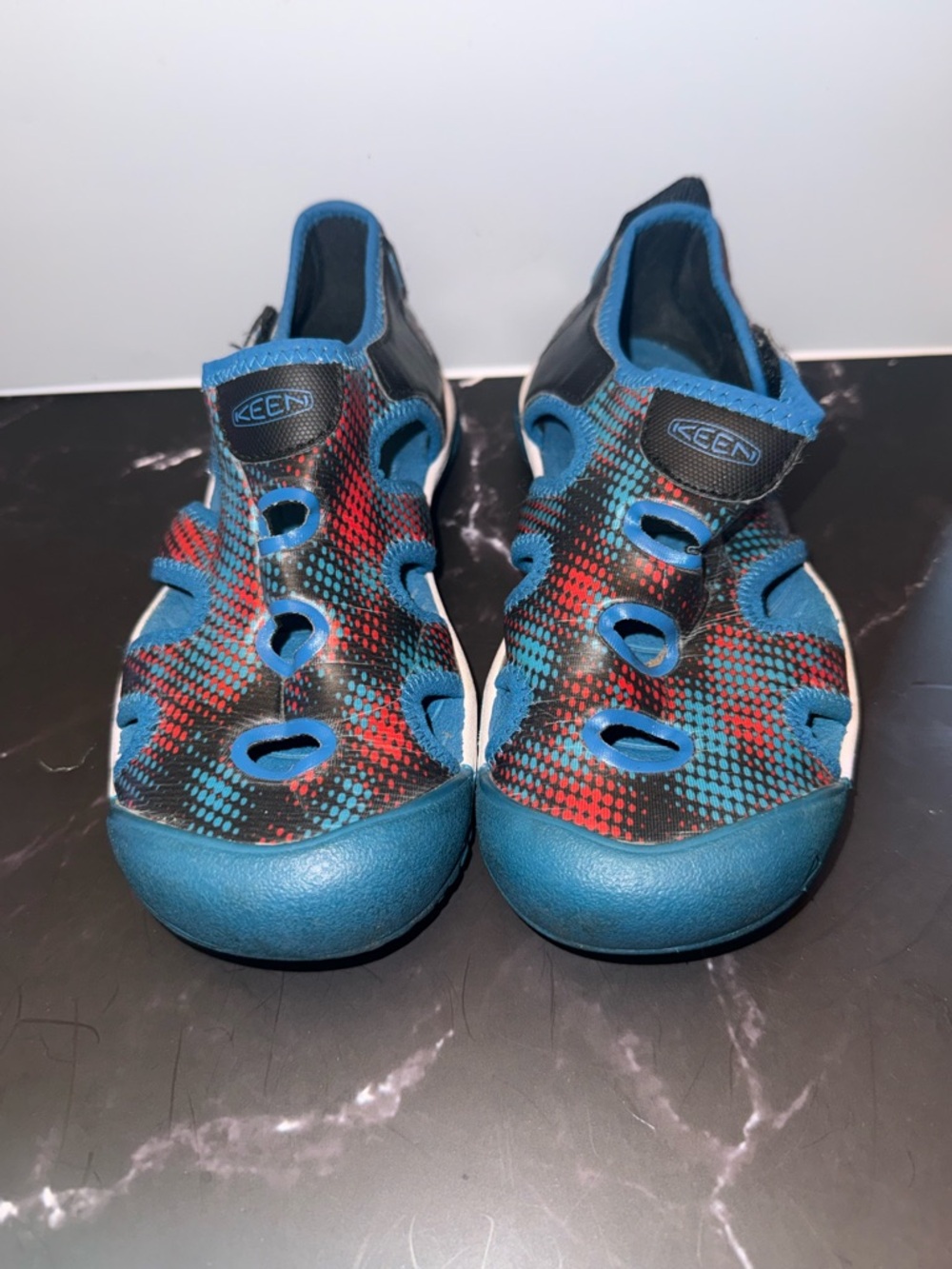 KEEN Kids' Blue & Red Sting- Ray Sandals